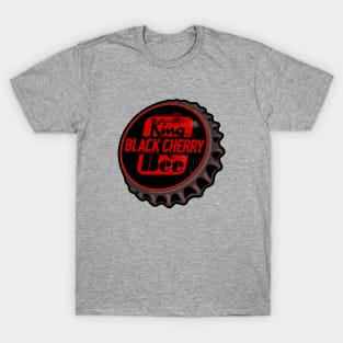 Vintage King Bee Black Cherry Soda Bottlecap T-Shirt